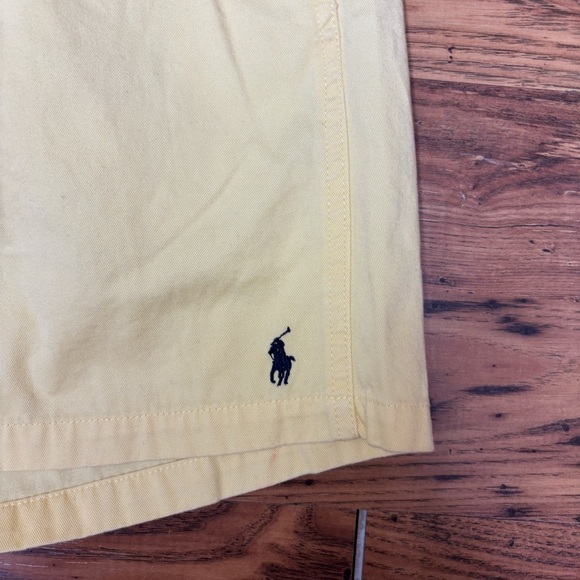 Polo by Ralph Lauren Men's Elastic Waist XL Yellow Shorts - Picture 2 of 6